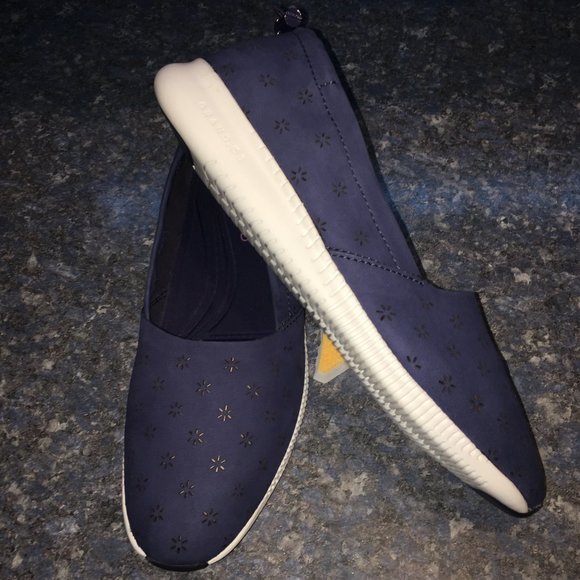 cole haan studiogrand perforated slip on sneaker